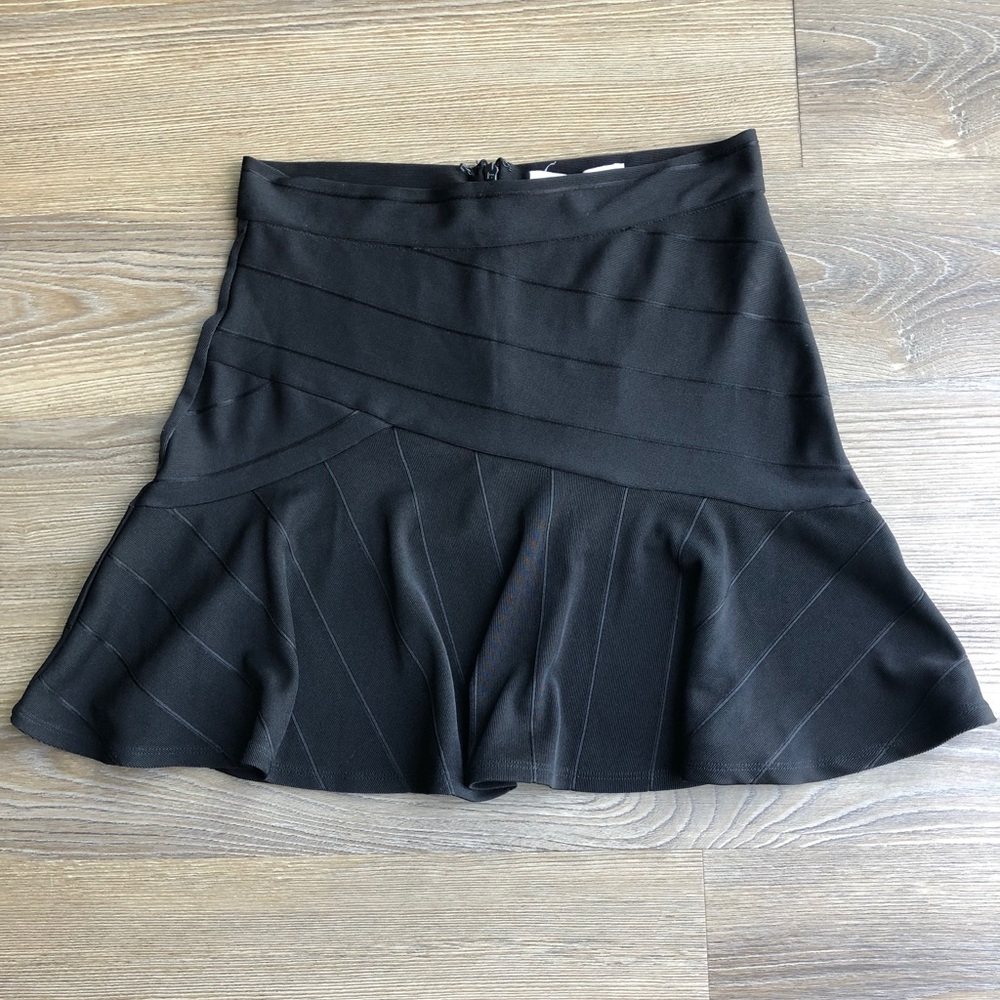 BCBGeneration Black A-Line Skirt
